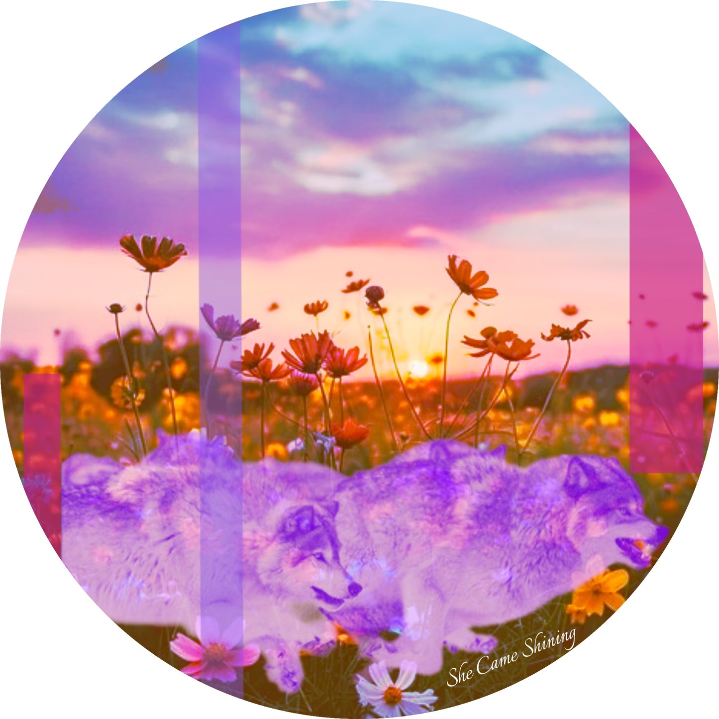 Limited Edition Signed Print: Underneath My Smile Are Wolves