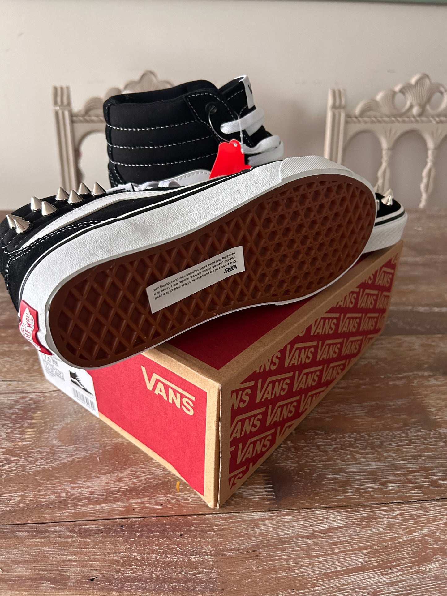 Custom Spike Vans Filmore Hi Top Sneakers