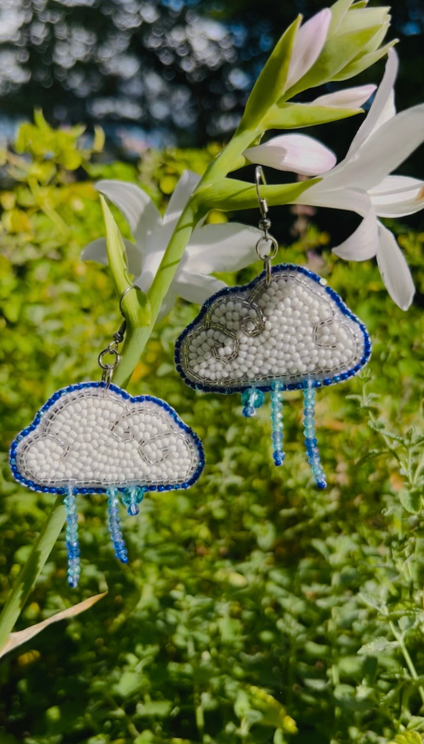 Rain Cloud Earrings