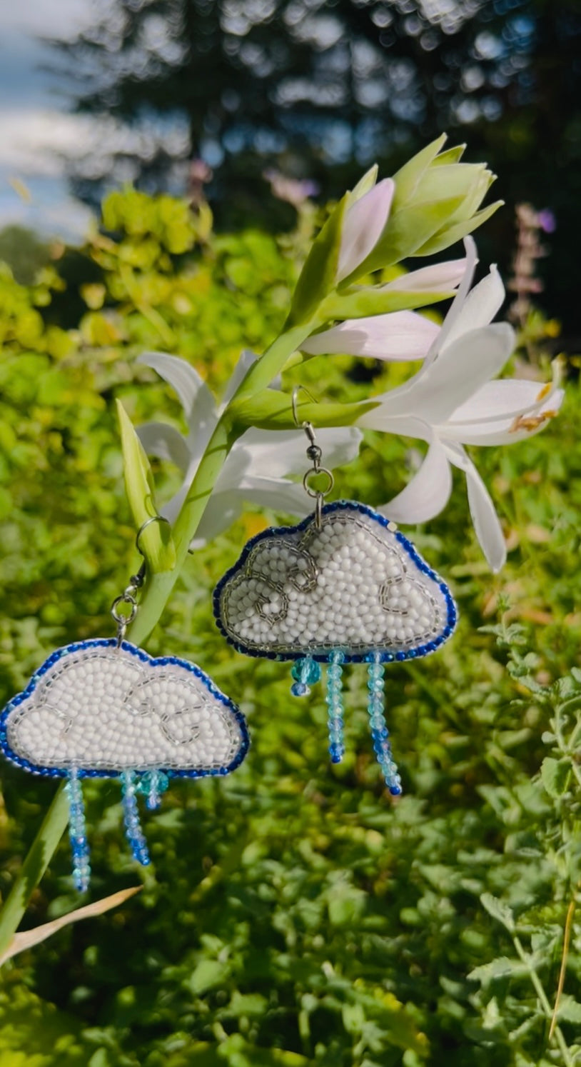Rain Cloud Earrings