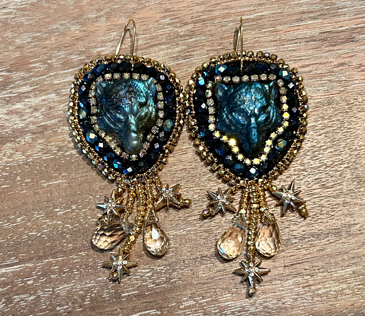 Wolf Northstar Earrings