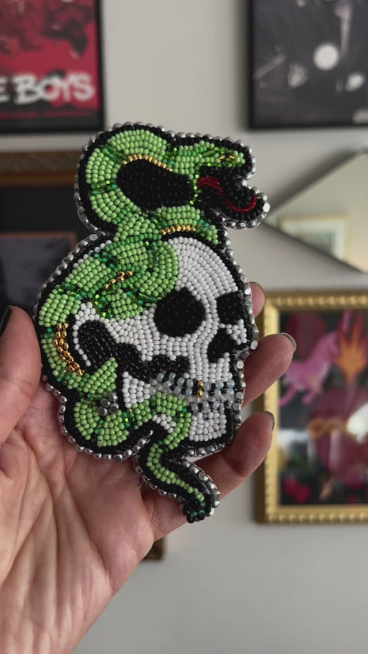 Snake & Skull Pin