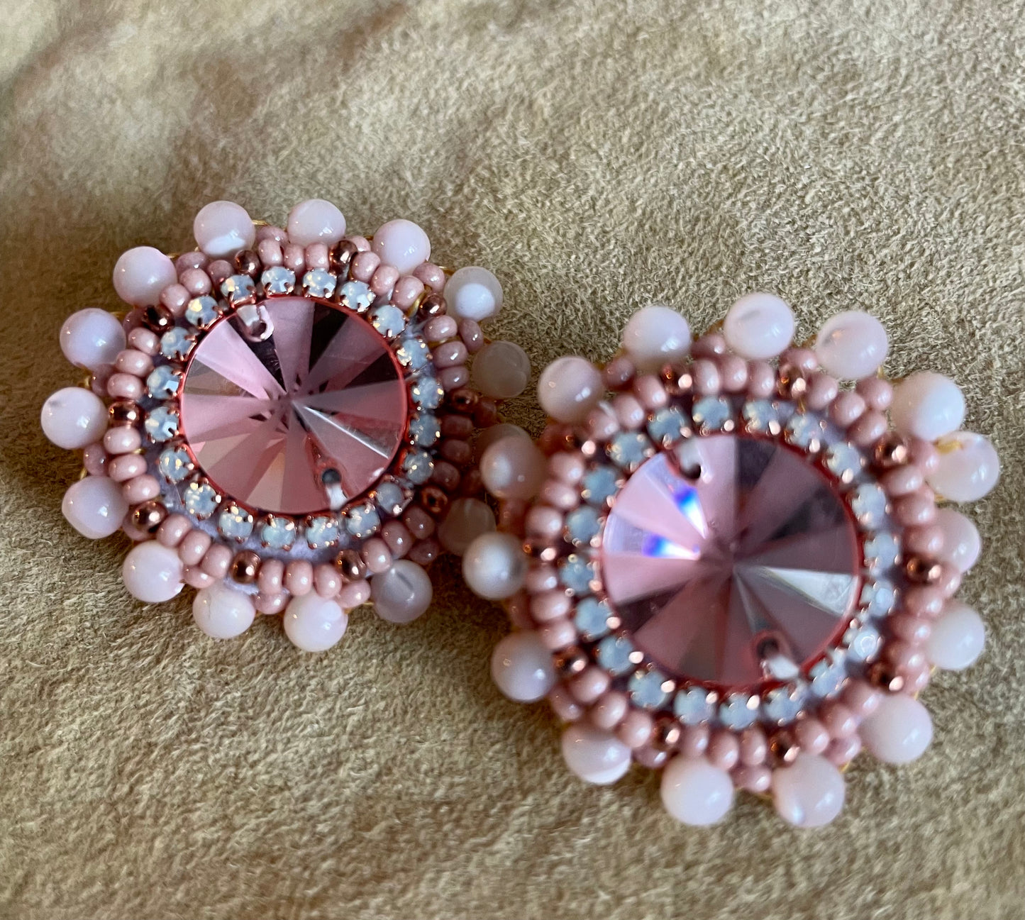 "Sunset on the Sea" Mother of Pearl Earrings