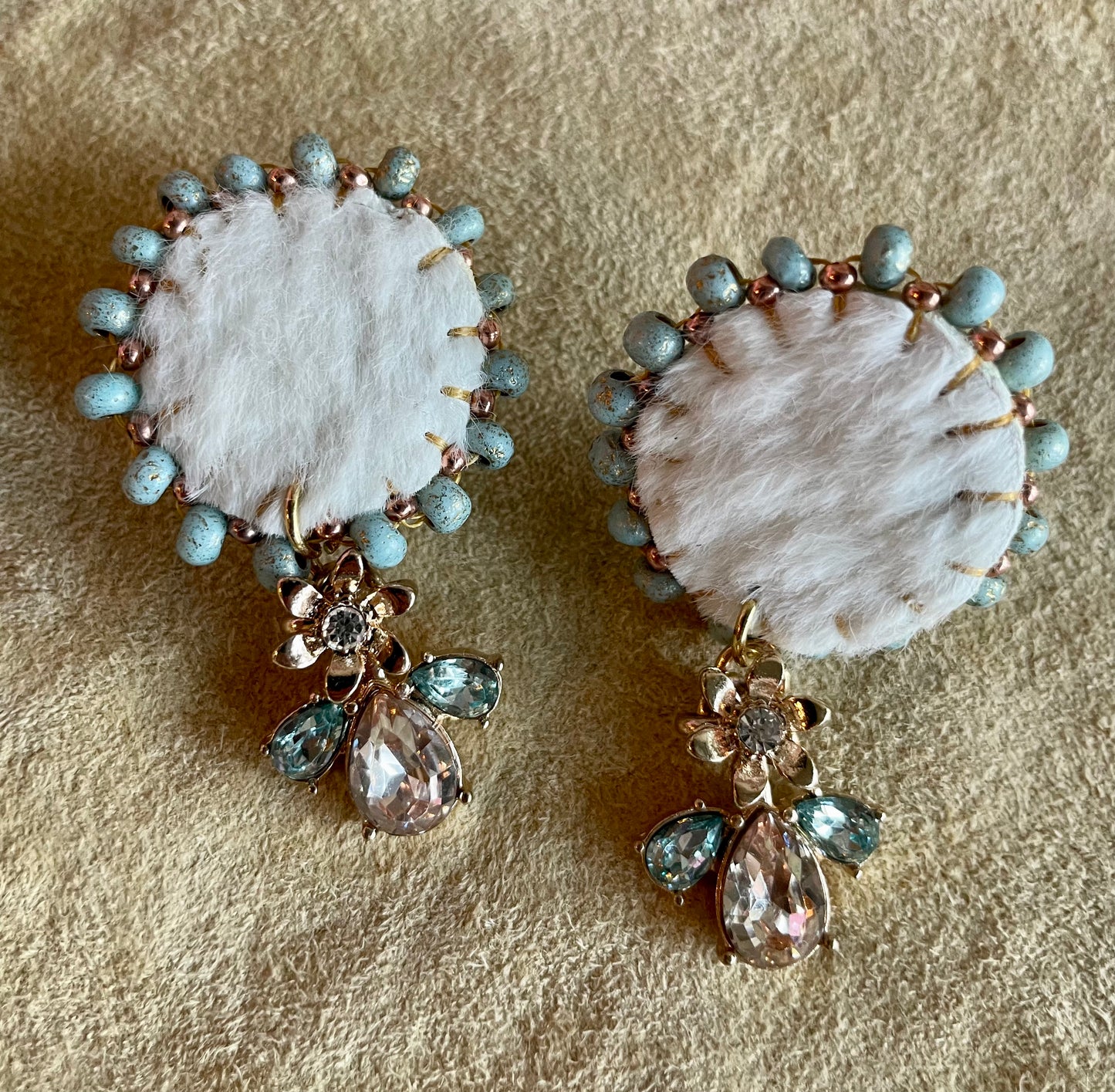 "Kiss of the Fur Queen" Earrings