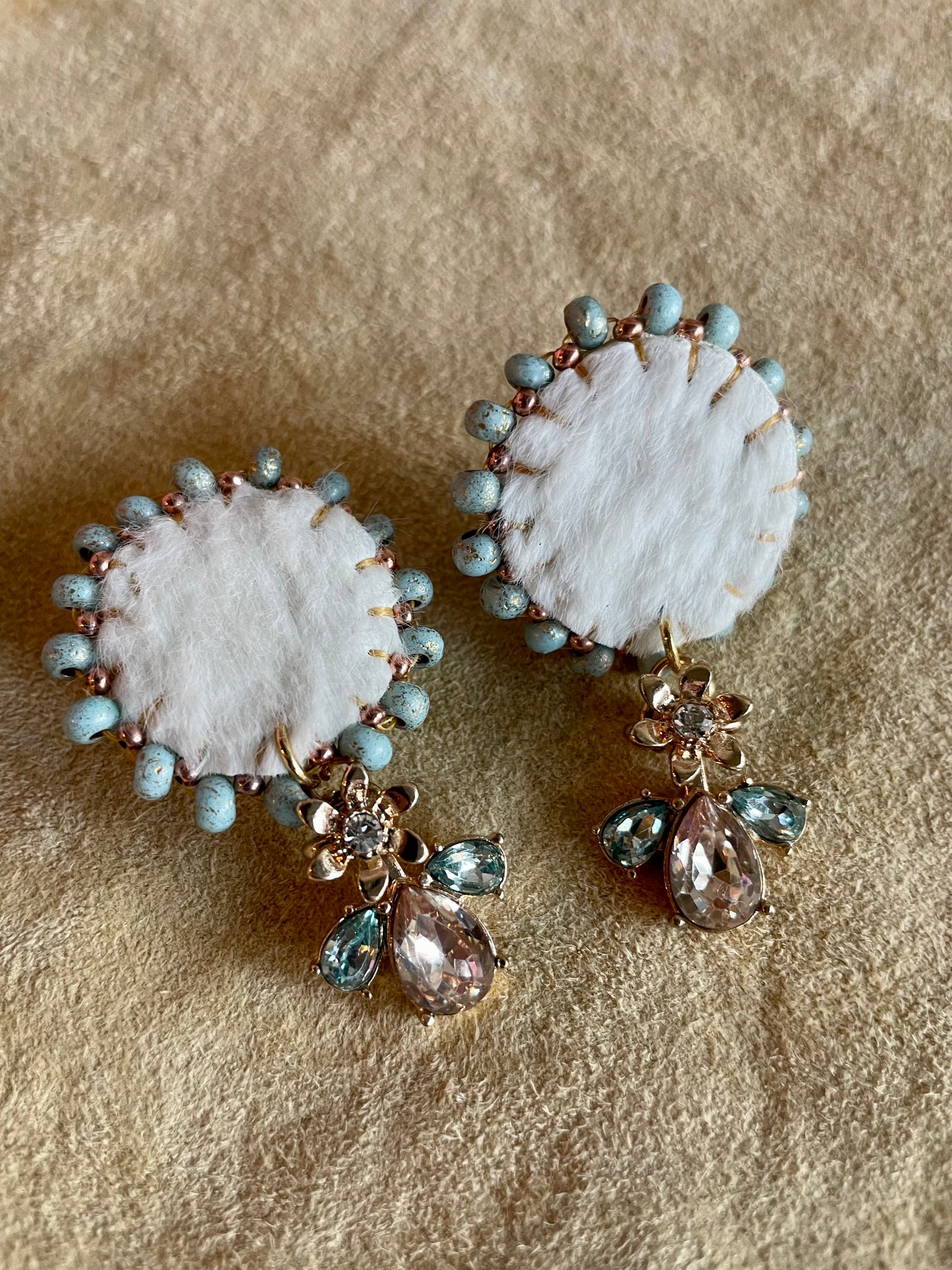 "Kiss of the Fur Queen" Earrings