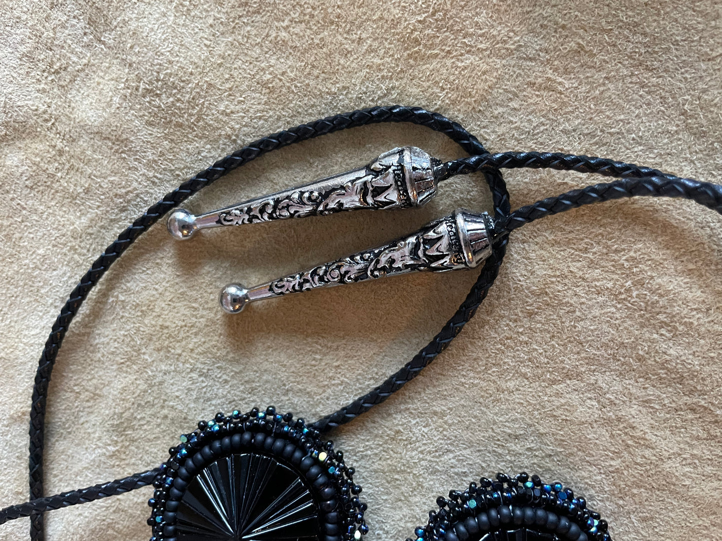 "Midnight Sky" Bolo and Earring Set