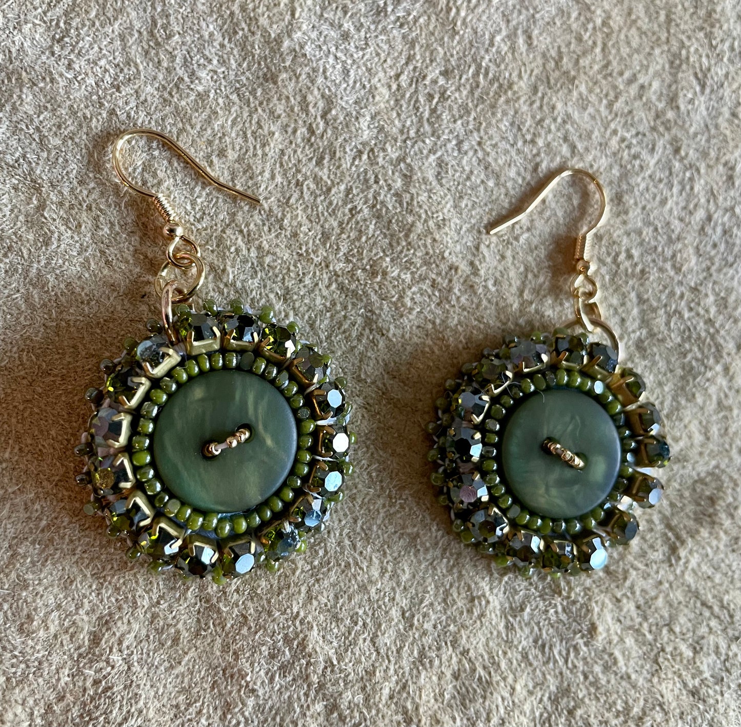 "Moss Only Grows on the North Side of Trees" Earrings