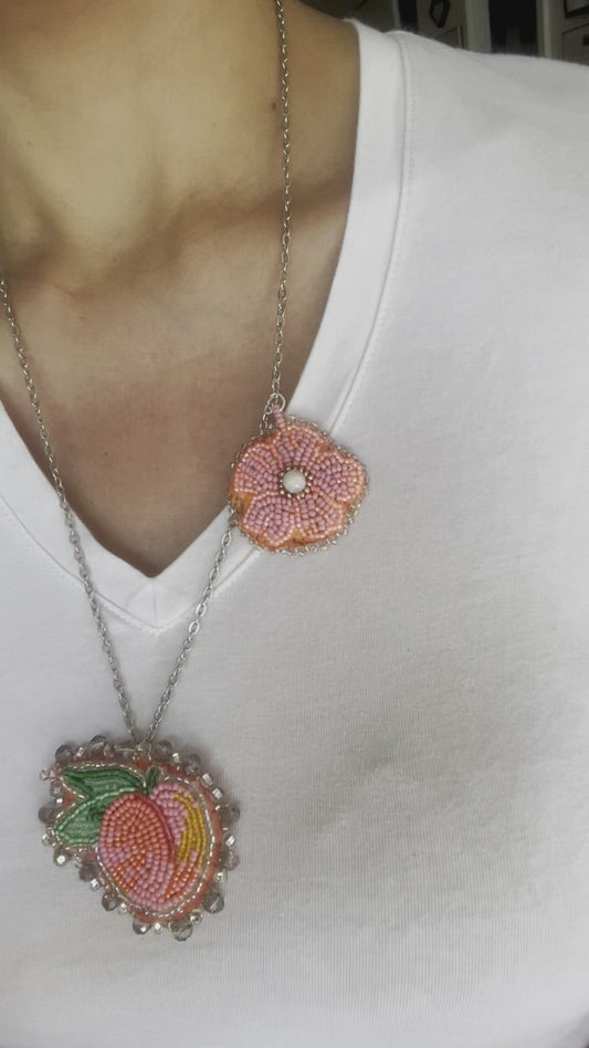 **SOLD** Miishijiimin | Peach Necklace