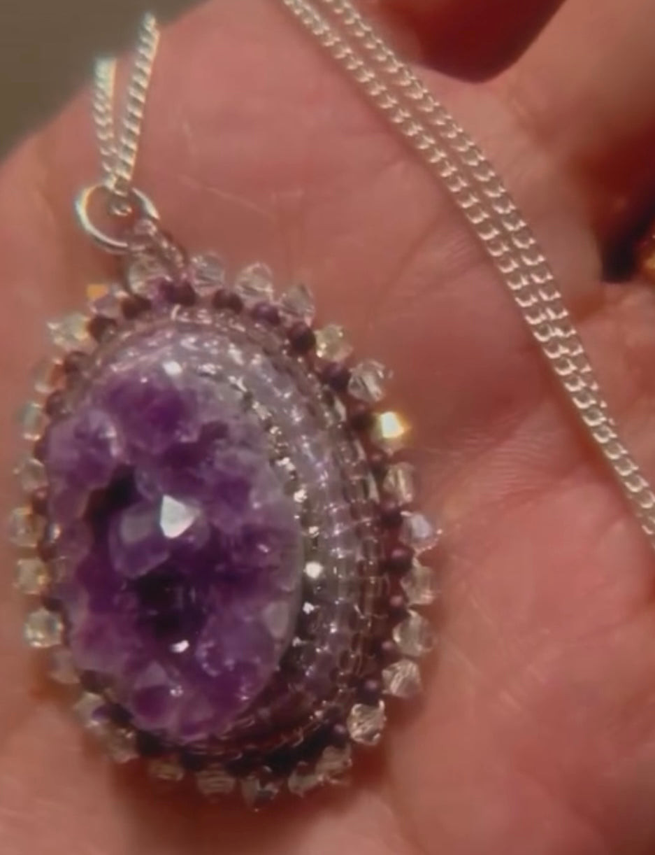 Raw Amethyst Necklace