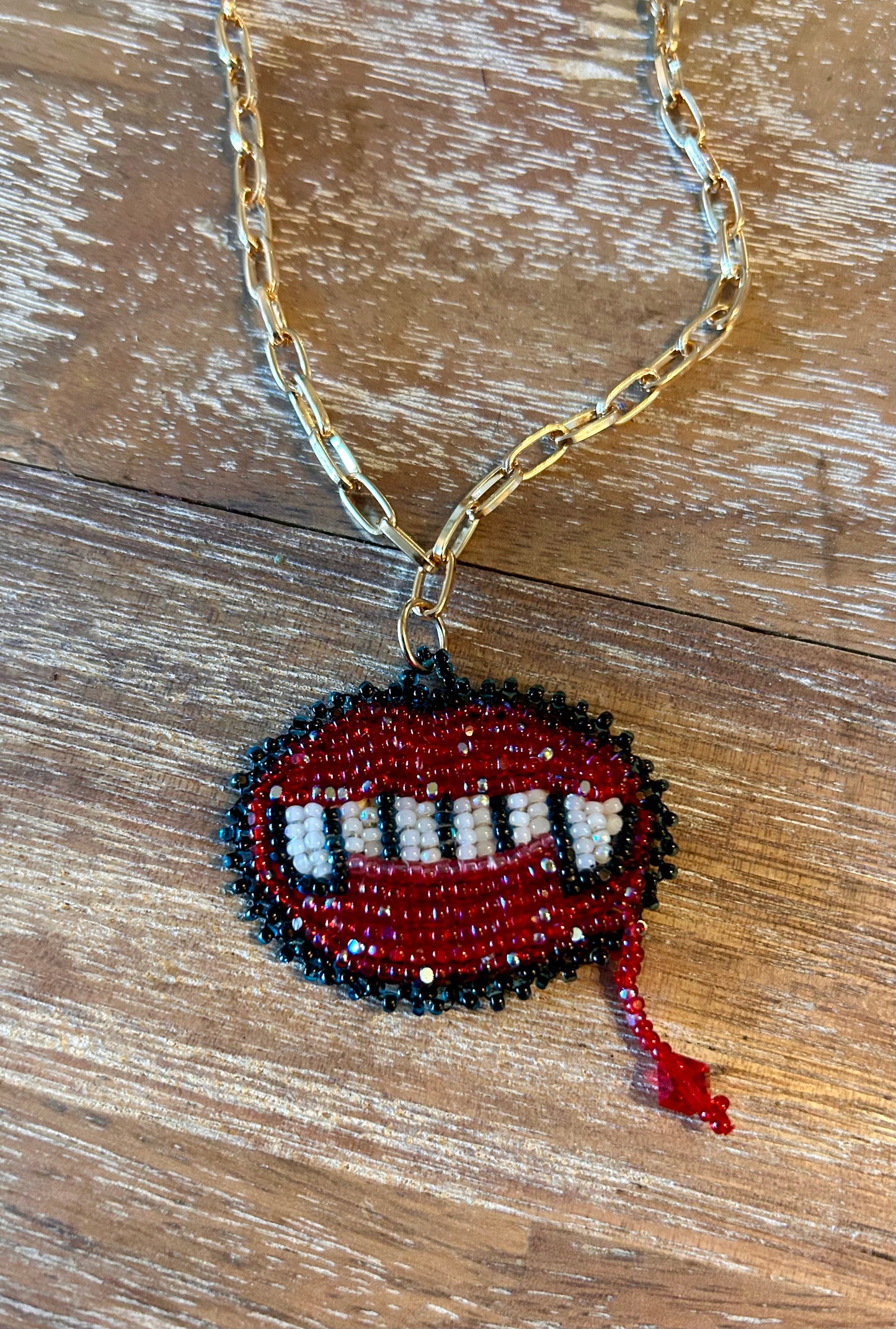 Vampire Teeth Necklace
