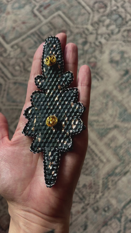 Rose Dagger Patch/Brooch