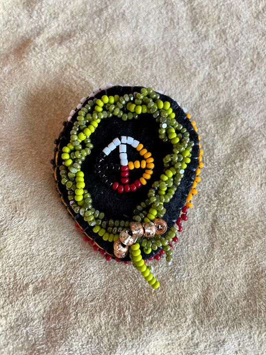 "Four Directions" Sweet Grass Pin