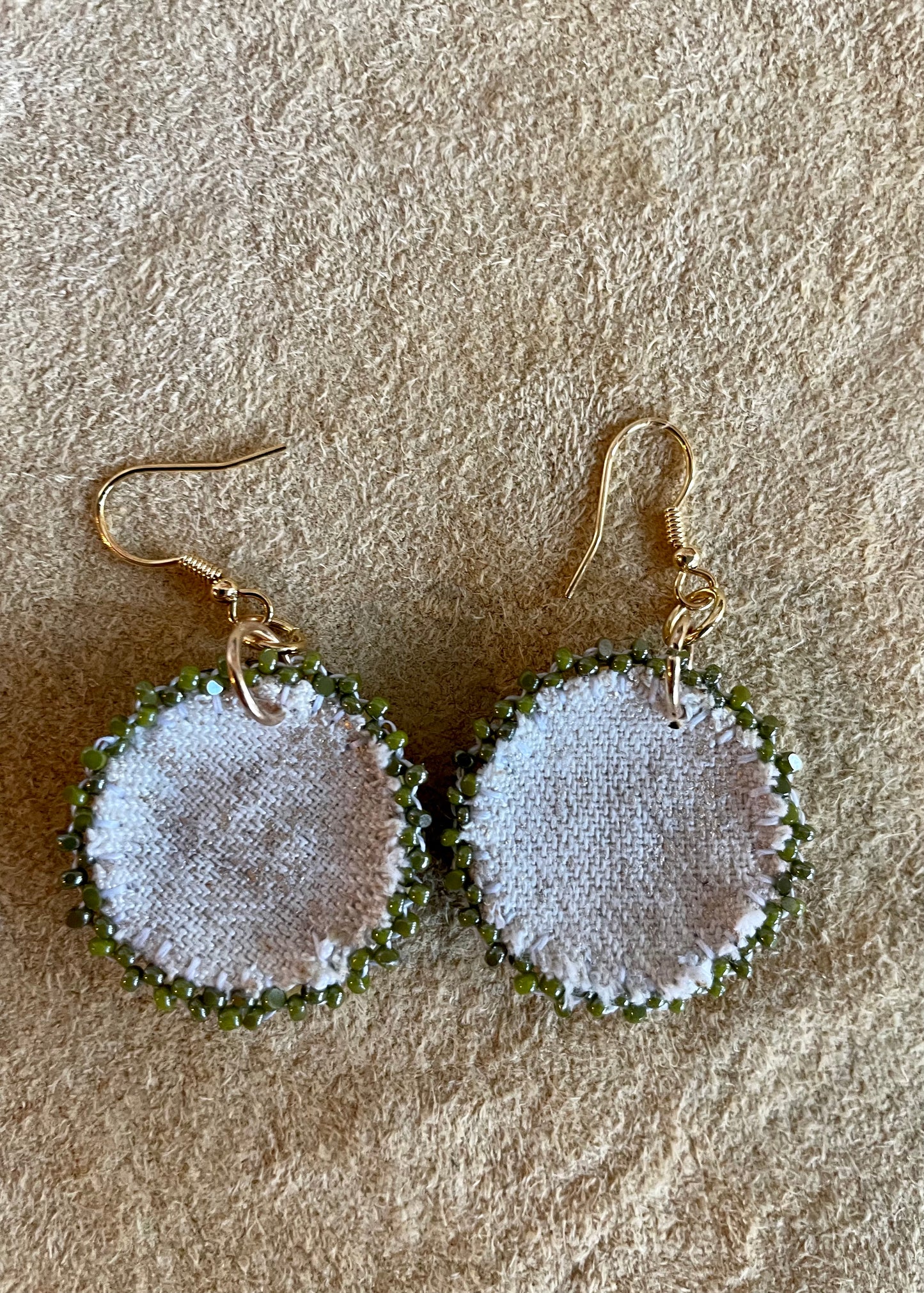 "Moss Only Grows on the North Side of Trees" Earrings